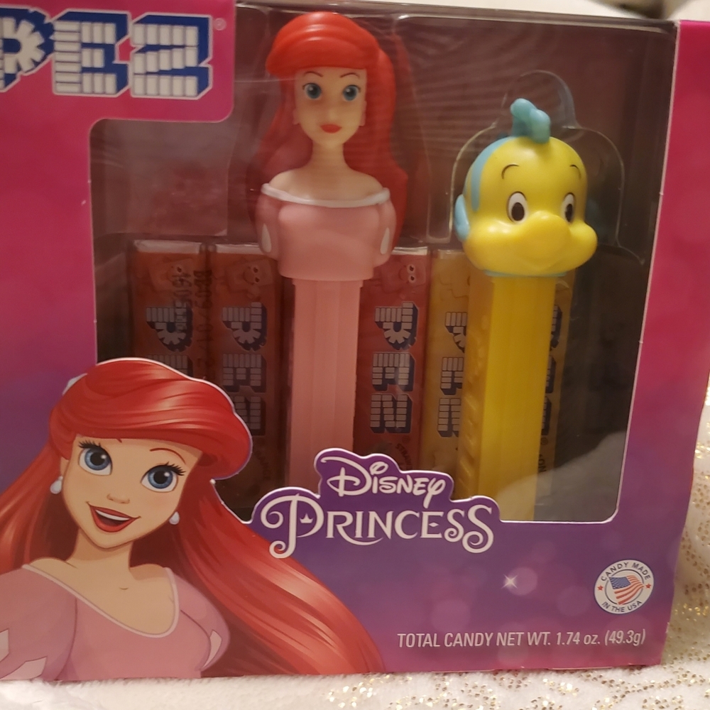 PEZ Ariel Gift Set Disney Princess Factory Sealed 2 Dispensers.